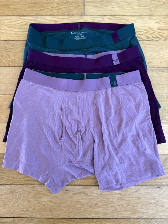 Pair of Thieves Other - Pair of Thieves Men's Boxer Briefs - Lavender, Plum & Teal (3-Pack)